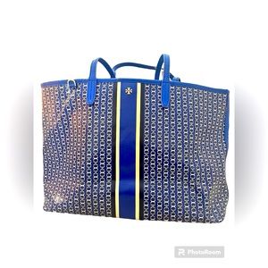 Tory Burch Gemini Link Tote in Royal Blue